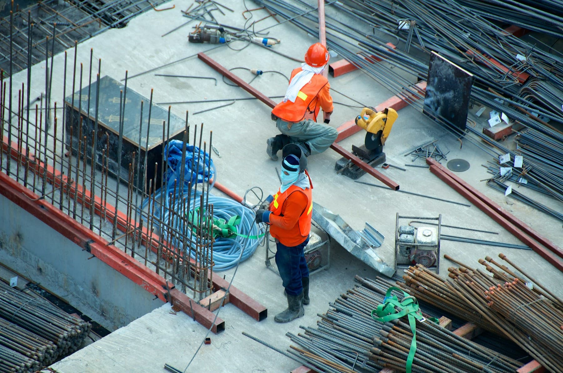 Équipe NG Solution Bâtiment sur chantier